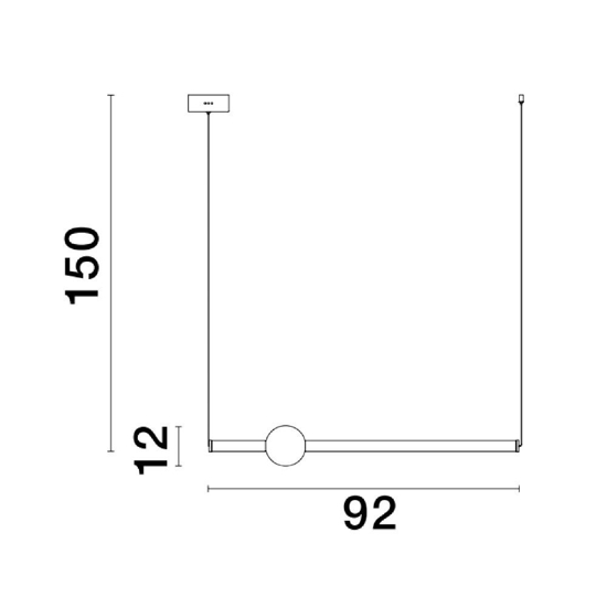 Lampadario a sospensione design per tavolo da pranzo oro