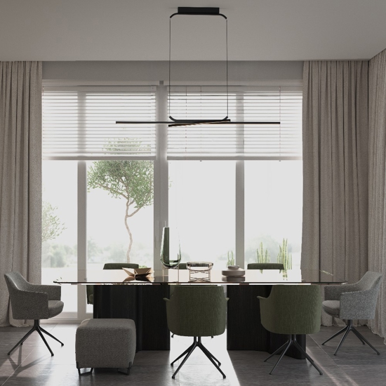 Lampadario da cucina moderno led da 2700k a 4000k biemissione