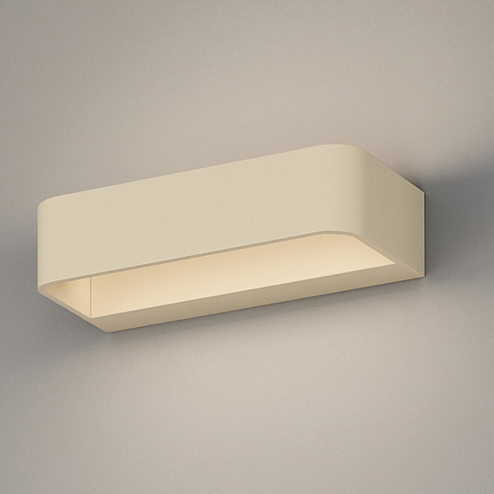 Top light smart applique led rettangolare sabbia 20w cct moderna