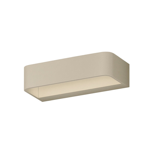 Top light smart applique led rettangolare sabbia 20w cct moderna