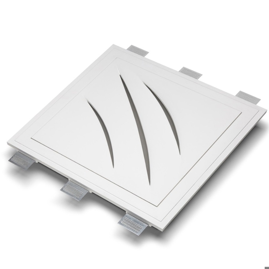 Faretto di gesso cristaly graffio incasso da soffitto led 28,5w 3000k