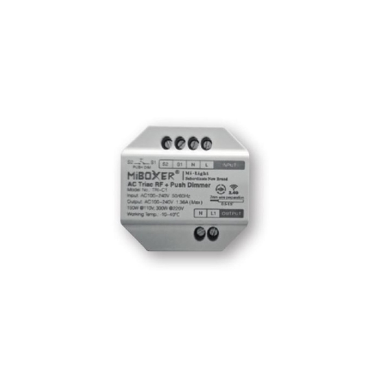 Dimmer push 300w gdi002 gea luce taglio di fase 220-240v
