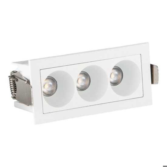 Cestello portafaretti da incasso a led 6w 3000k isyluce exacta
