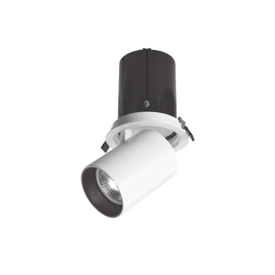 Faretto da incasso estraibile bianco led 30w 3000k per cartongesso