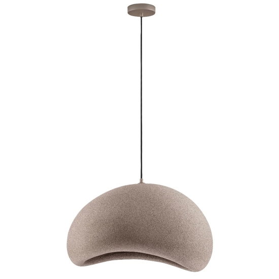 Lampadario sospensione 60cm wabi sabi marrone per soggiorno japandi