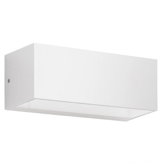 Applique da esterno falco led 4000k 12w rettangolare moderna