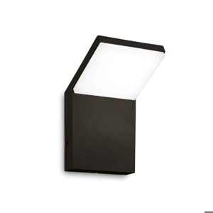 Applique da esterno nera ondaluce ninja moderna led 20w 4000k ip65
