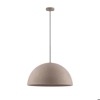 Lampadario per cucina cupola 50cm cupola effetto pietra marrone