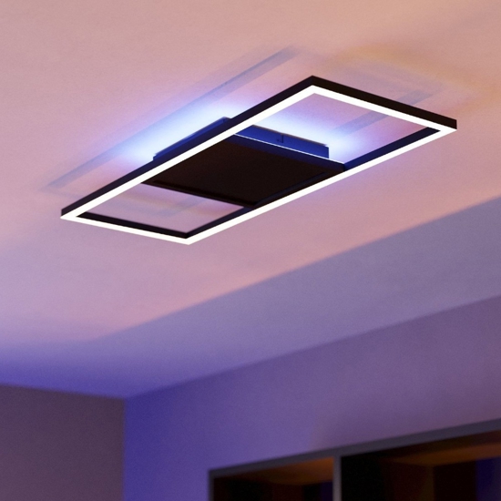 Calagrano z eglo plafoniera smart led rgb cct da 3000k a 6500k dimmerabile