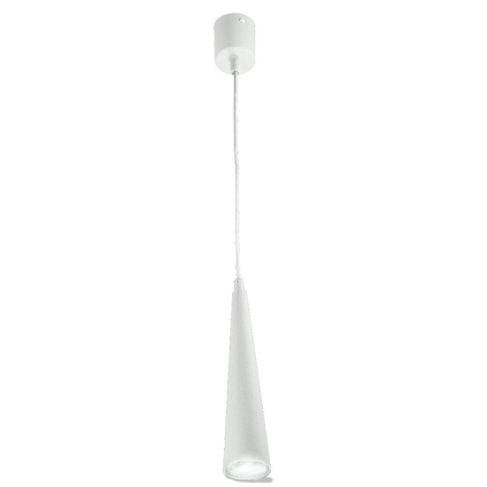 Ondaluce so noa 50cm lampada a sospensione cono bianco cavo regolabile