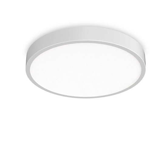 Ideal lux ray pl d60 plafoniera da bagno led 3000k 4000k bianca ip44