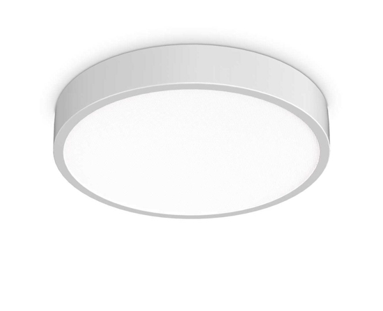 Ideal lux ray pl d40  plafoniera da bagno led 26w 3000k 4000k bianca ip44