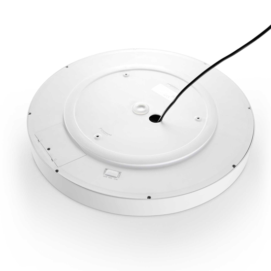 Ideal lux ray pl d40  plafoniera da bagno led 26w 3000k 4000k bianca ip44