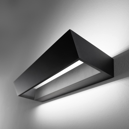 Isyluce applique moderna led 30w 3000k 4000k bianca design