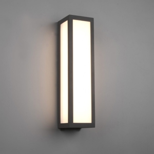 Applique da esterno led 3000k antracite anti corrosione