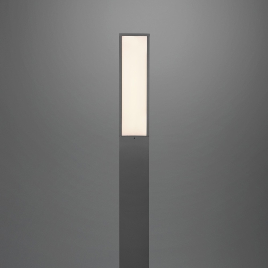 Lampione alto da giardino led 3000k moderno antracite anti corrosione