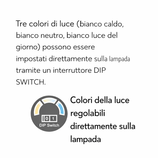 Applique da esterno sensore movimento led 7w 2300k 3000k 4000k
