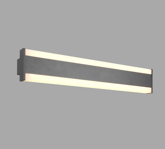 Applique da esterno antracite led anti corrosione ip54