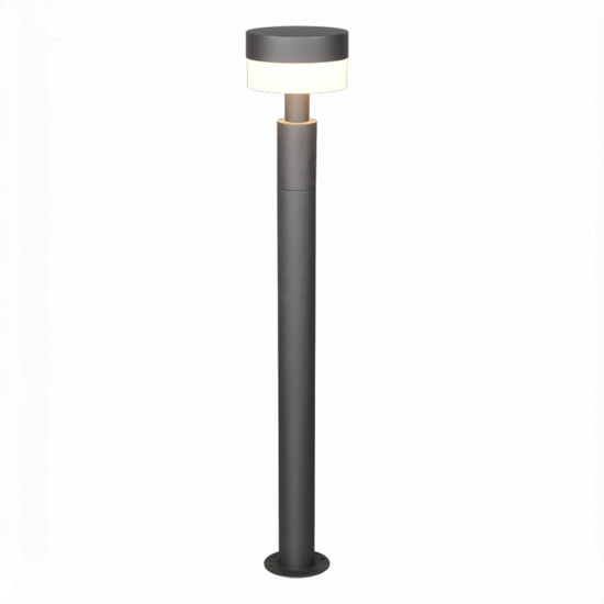 Lampione da esterno ip54 led 8w antracite anti corrosione