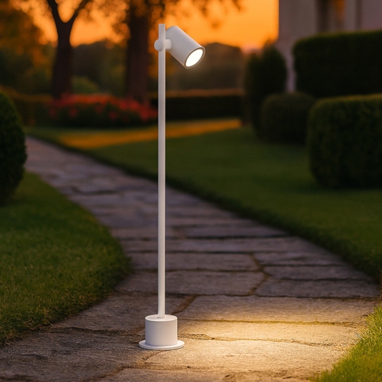Lampione moderno per esterno giardino led 13w 4000k orientabile