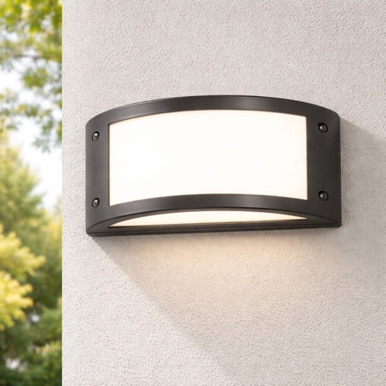 Applique da esterno antracite moderna 12w 3000k