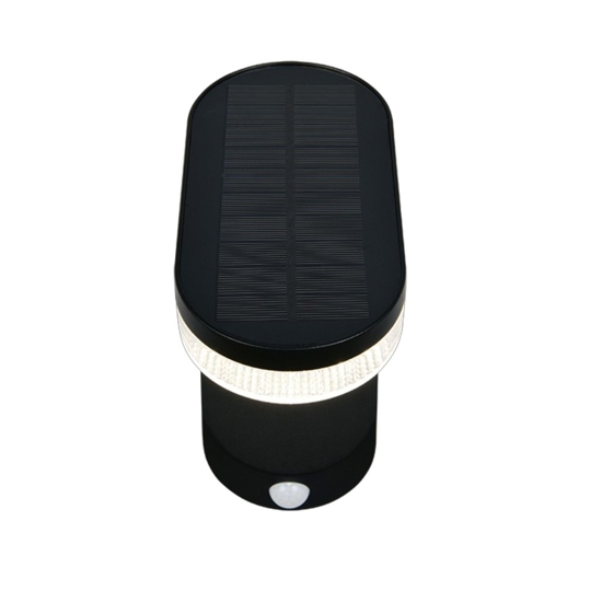 Applique da esterno luce solare led 3w 4000k con sensore di movimento crepuscolare