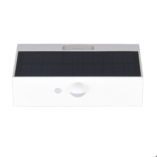 Applique da esterno led 4000k ip65 luce solare sensore di movimento crepuscolare