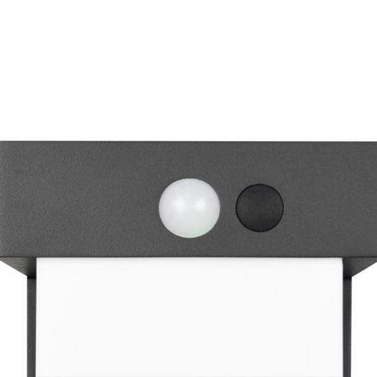 Lampione da esterno ibrido luce solare led con sensore di movimento crepuscolare