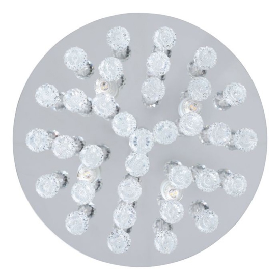 Eglo almonte plafoniera da soggiorno design elegante ip44 g9 3000k
