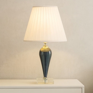 Lampada da tavolo ondaluce vetro ottanio debussy