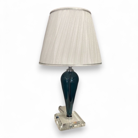 Lampada da tavolo ondaluce vetro ottanio debussy