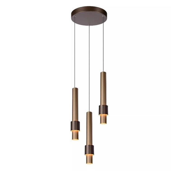 Lampadario caffe oro per tavolo sala da pranzo moderna