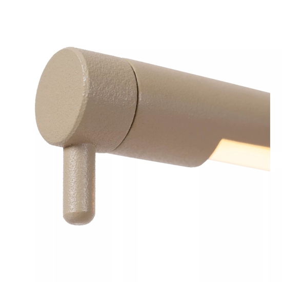 Lampada da scrivania design moderna tortora led 2700k dimmerabile