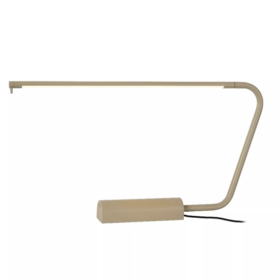Lampada da scrivania design moderna tortora led 2700k dimmerabile