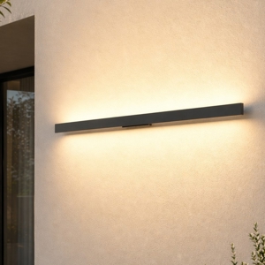 Applique da esterno led 23w 3000k ideal lux antracite linea ap d144