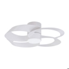 Plafoniera ventilatore con luce da soffitto moderno con telecomando 13mq led 24w cct da 2700k a 5000k