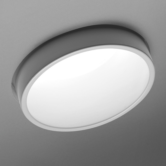 Faretto da incasso in gesso rotondo sforzin thessaly per controsoffitto