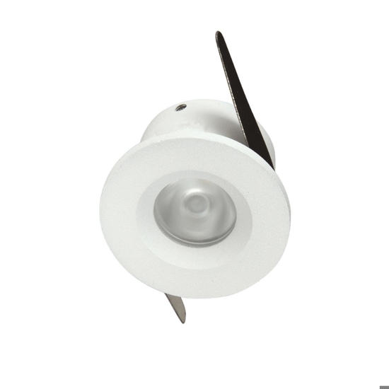 Faretto da incasso a soffitto led bianco 3w 4000k rotondo fp