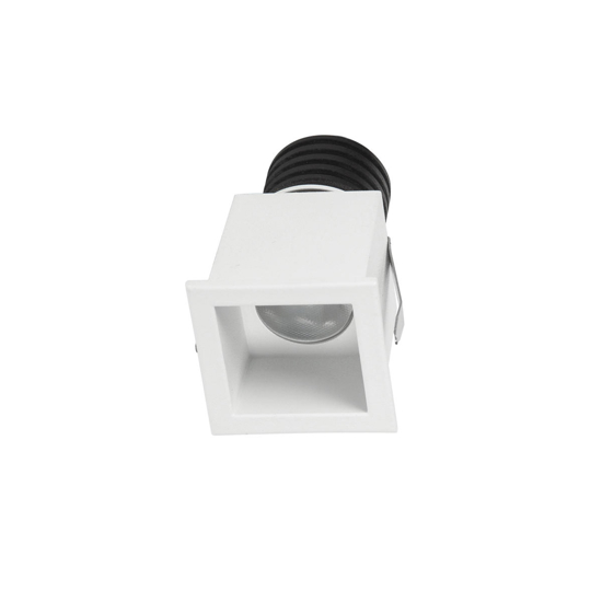 Faretto da incasso led quadrato bianco 3w 3000k 240v fp