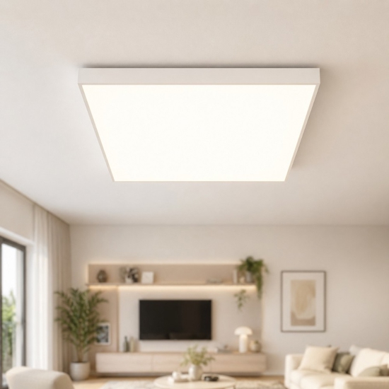 Gea luce plafoniera led 60w 4000k bianca sottile