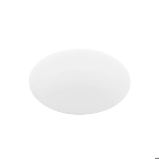 Linea light oh! smash s65 plafoniera led da esterno 38 cm sfera bianca ip65