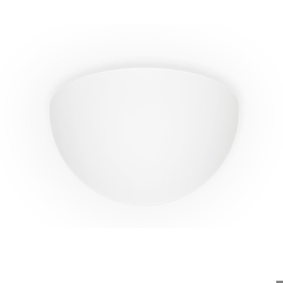Linea light ohps! plafoniera per esterno semisfera bianca 50cm ip65