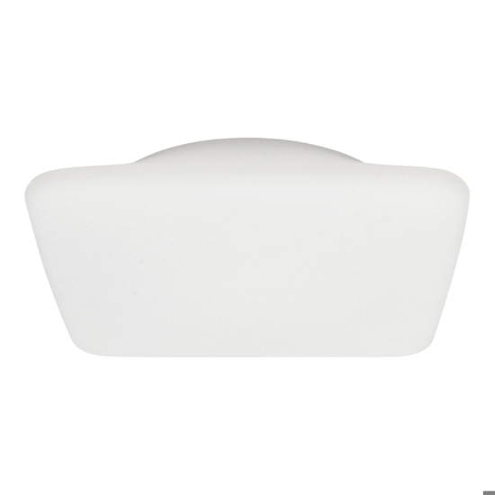 Linea light mywhite q plafoniera da esterno led 16w 3000k quadrata bianca ip65