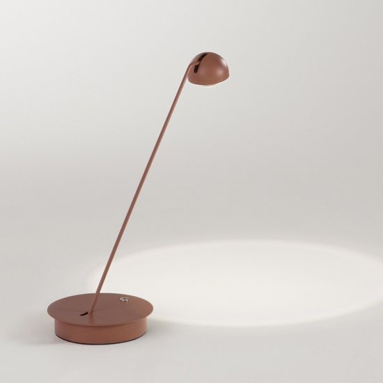 Lampada da scrivania design moderna terracotta lyra perenz led cct
