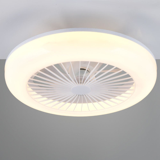 Ventilatore silenzioso a plafoniera con luce telecomando