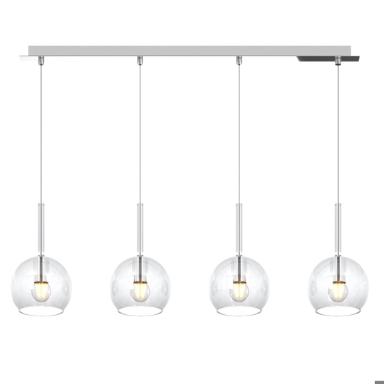 Top light lampadario per cucina vetri trasparenti