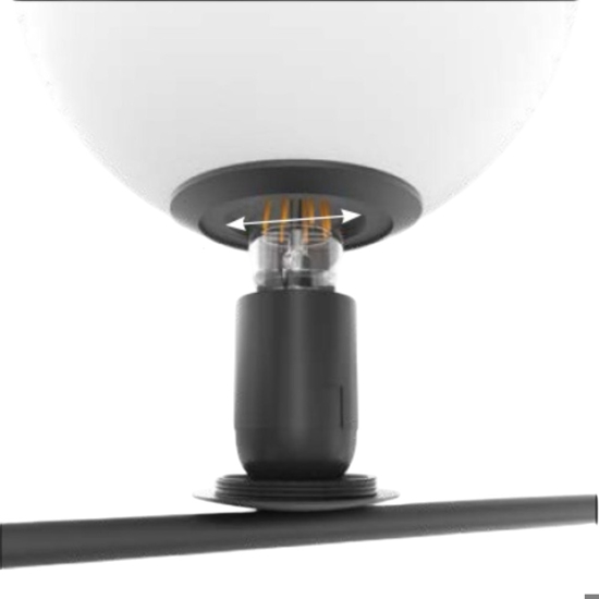 Plafoniera sabbia moderna top light holly