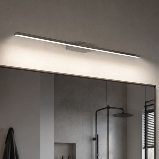 Applique per specchio da bagno 11w 4000k cromato toplight