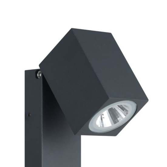 Applique da esterno orientabile ip44 led 3000k sensore di movimento antracite