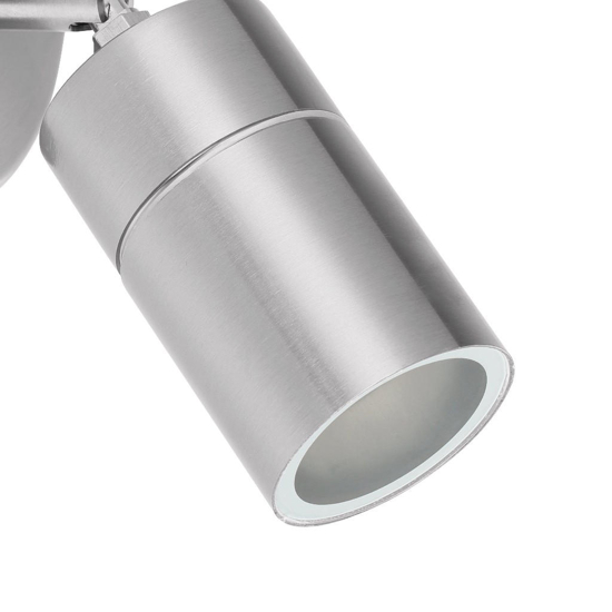Faretto led per esterno giardino orientabile inox ip44